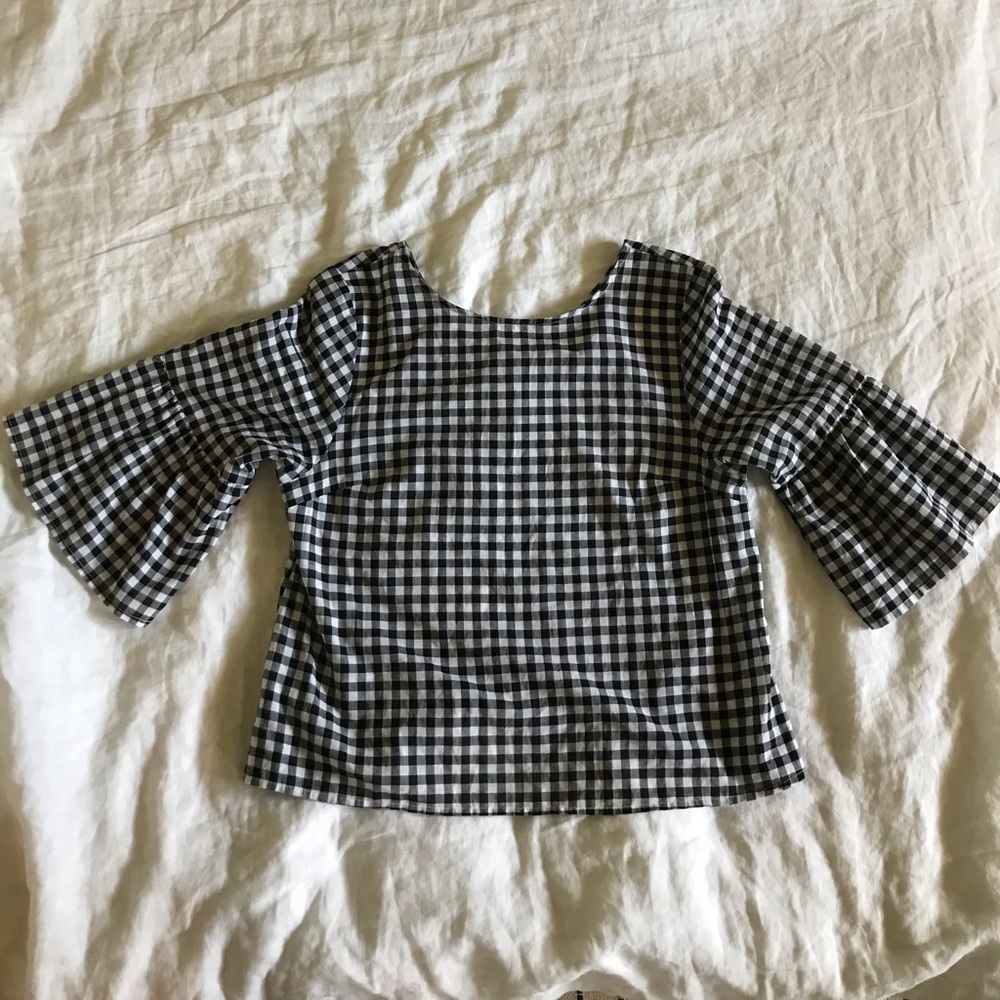 Gingham blouse
